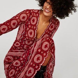 Zara Crochet Midi Length Dress